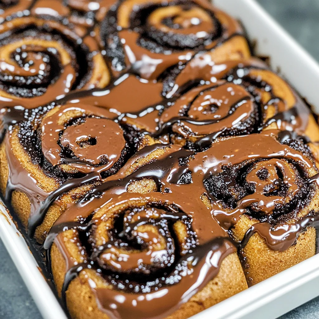Chocolate Cinnamon Rolls