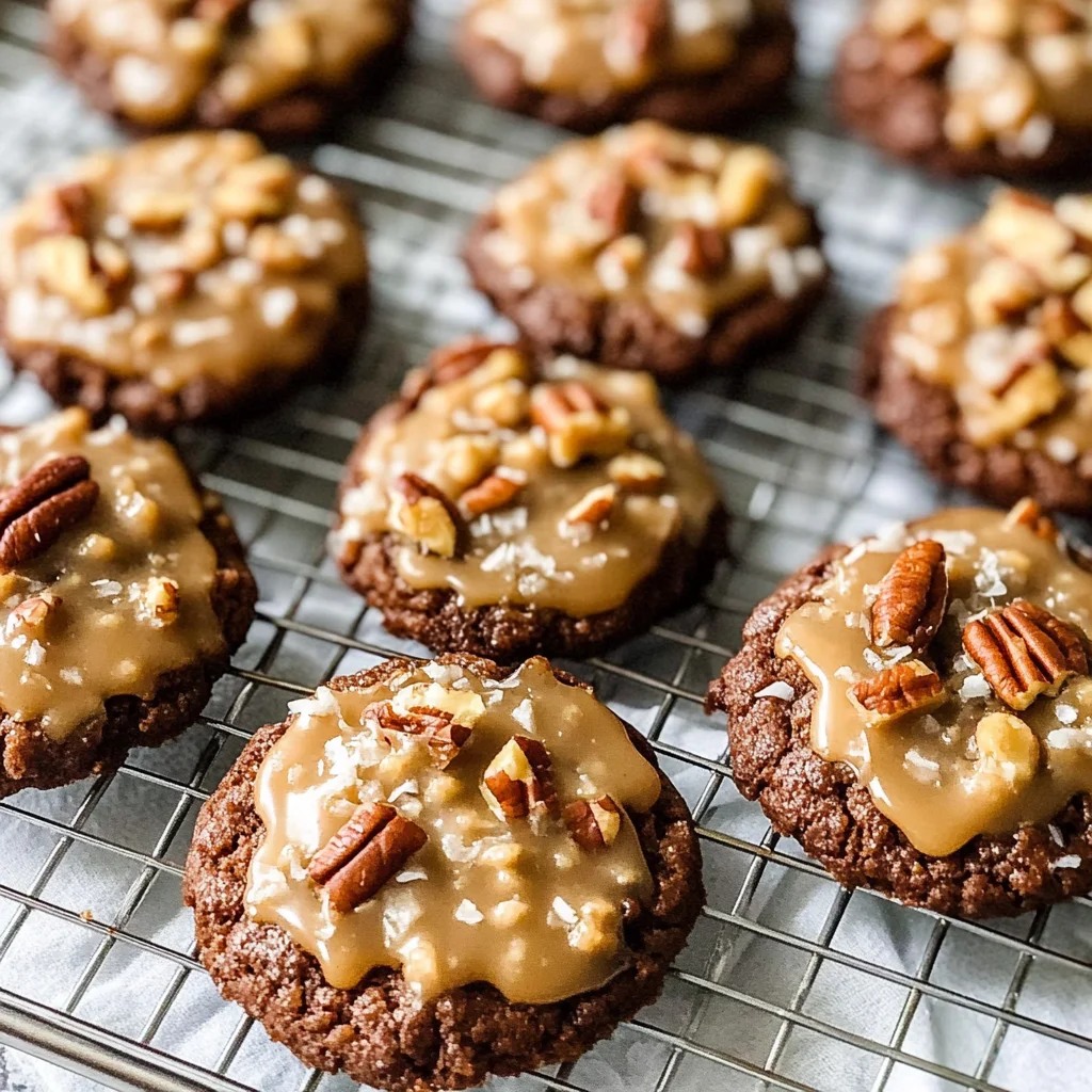 German Chocolate Cookies