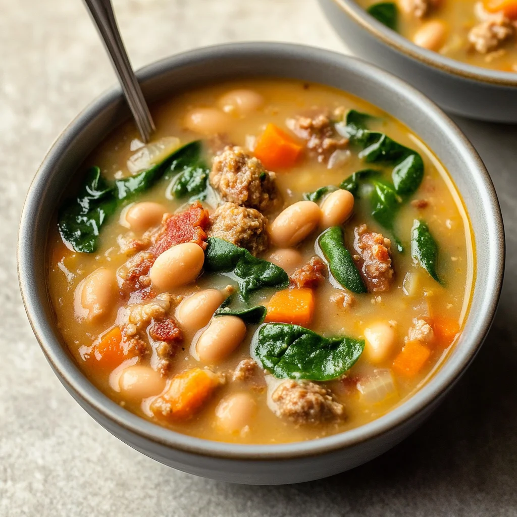 Italian Sausage White Bean Soup