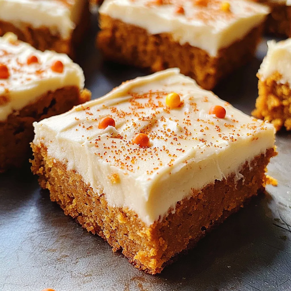 Sheet Pan Libby's Pumpkin Bars