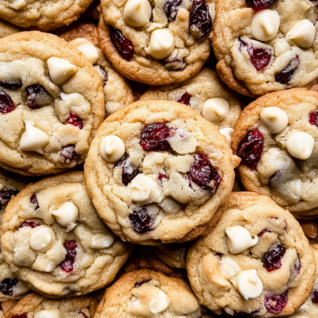 Soft-Baked White Chocolate Cranberry Cookies