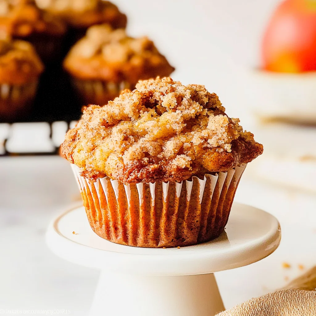 Apple Pumpkin Streusel Muffins Small Batch