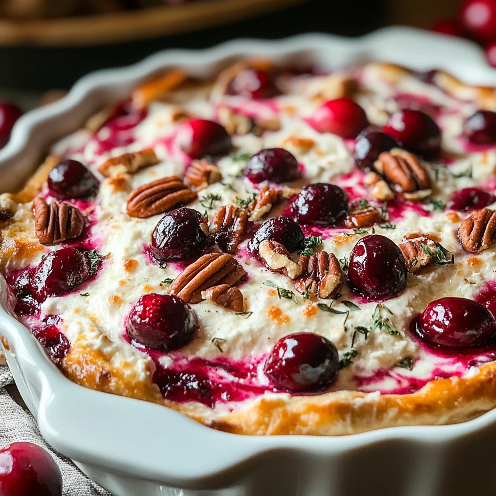 Baked Cranberry Cream Cheese Dip