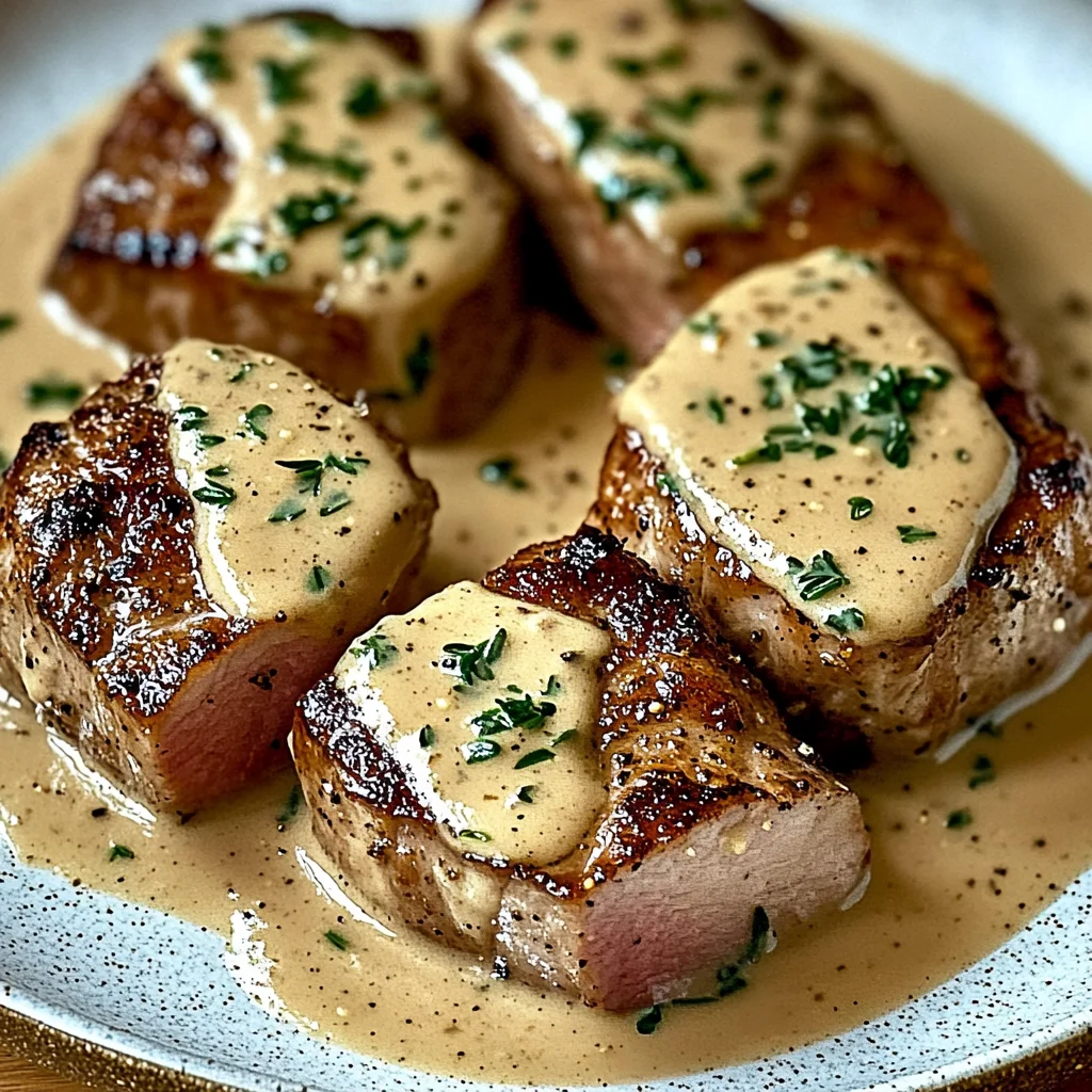 Best-Ever Pork Tenderloin with Dijon Cream Sauce