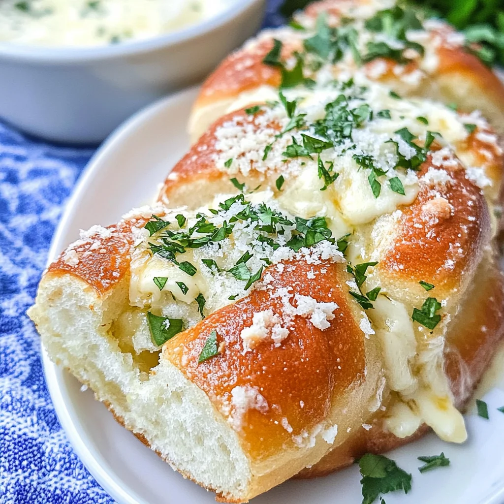 Cheesy Hawaiian Roll Garlic Bread (Viral TikTok Recipe)