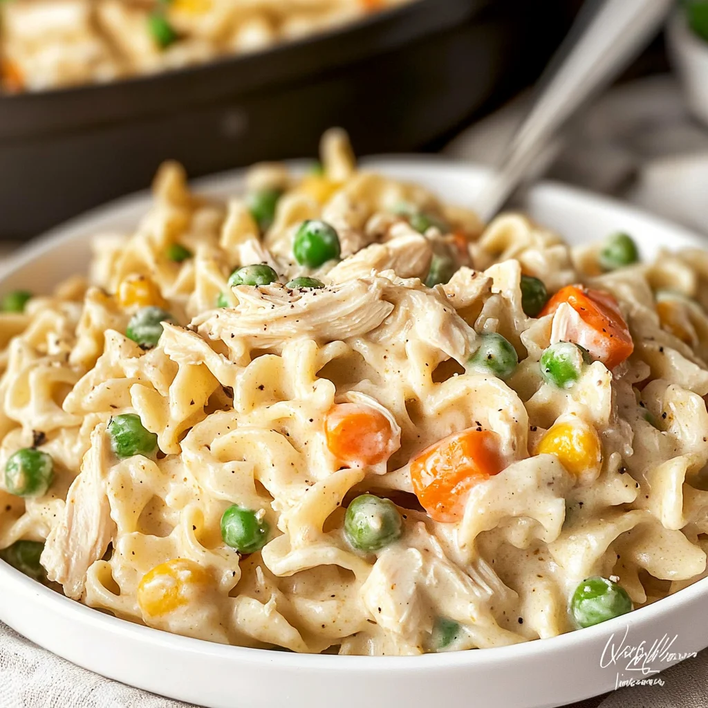 Chicken Pot Pie Pasta