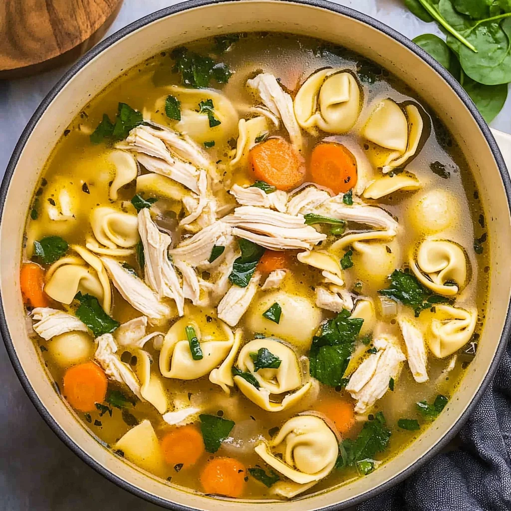 Chicken Tortellini Soup