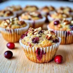 Cranberry, Orange & Pecan Muffins