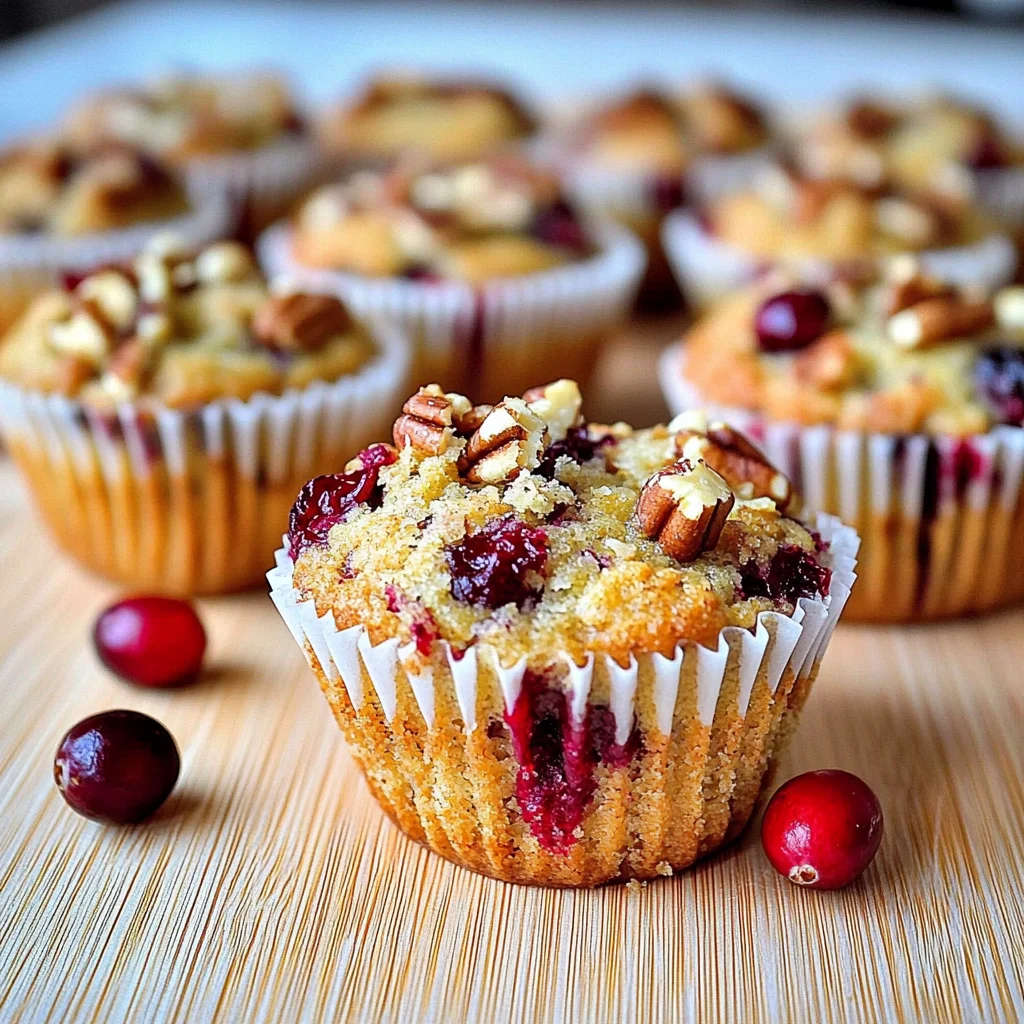 Cranberry, Orange & Pecan Muffins