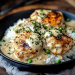 Creamy Smothered Chicken And Rice
