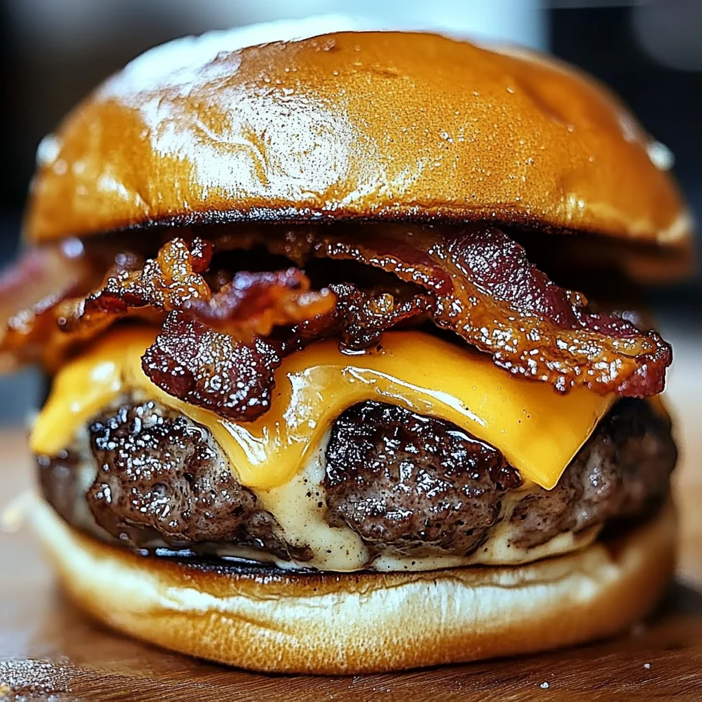 Crispy Bacon Burgers - The Secret to the Best Homemade Burger