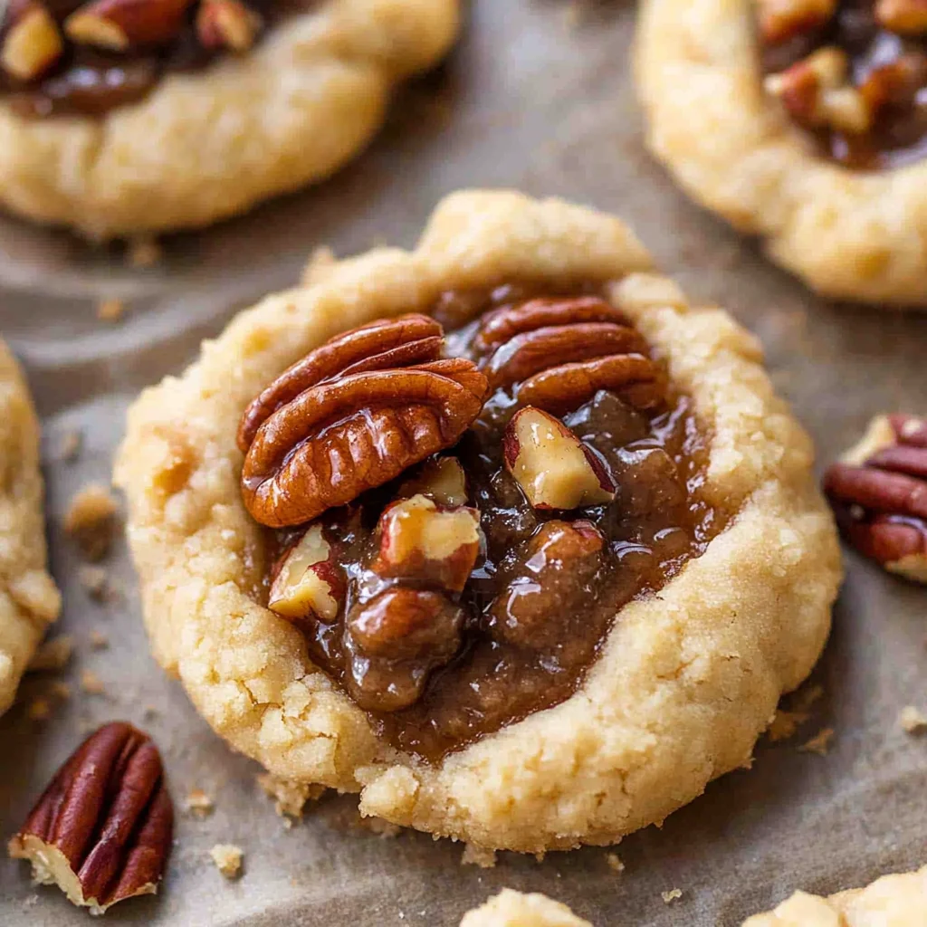 Crumbl pecan pie cookies