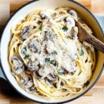 Garlic Mushroom Pasta Recipe