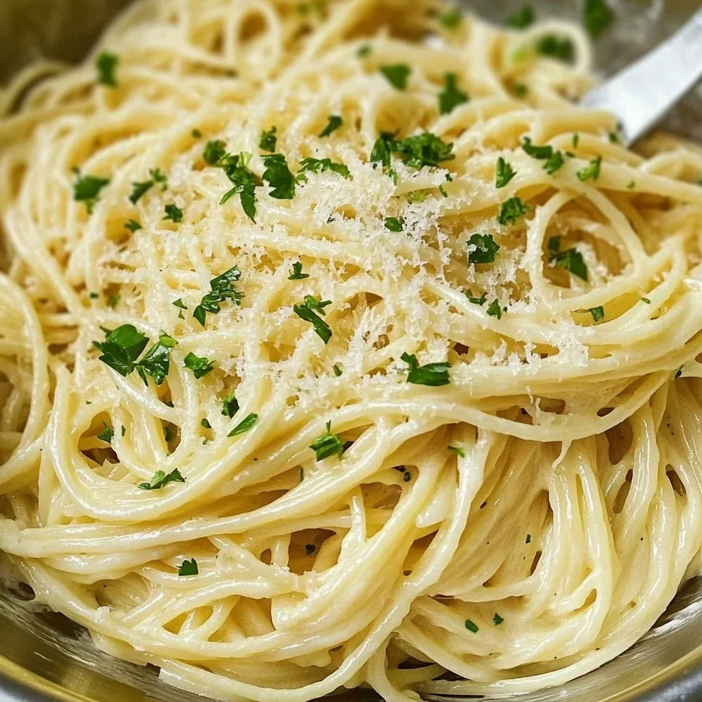 Garlic Parmesan Pasta (One Pot!)