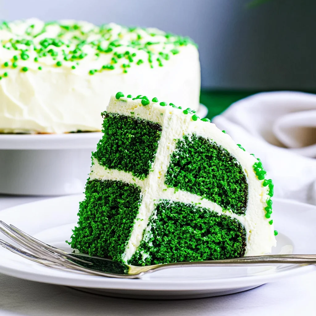 Green Velvet Cake