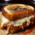 Lazy Chicken Parmesan Grilled Cheese