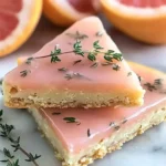 Pink Grapefruit and Thyme Vegan Shortbread