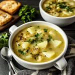 Roasted Garlic Potato Soup