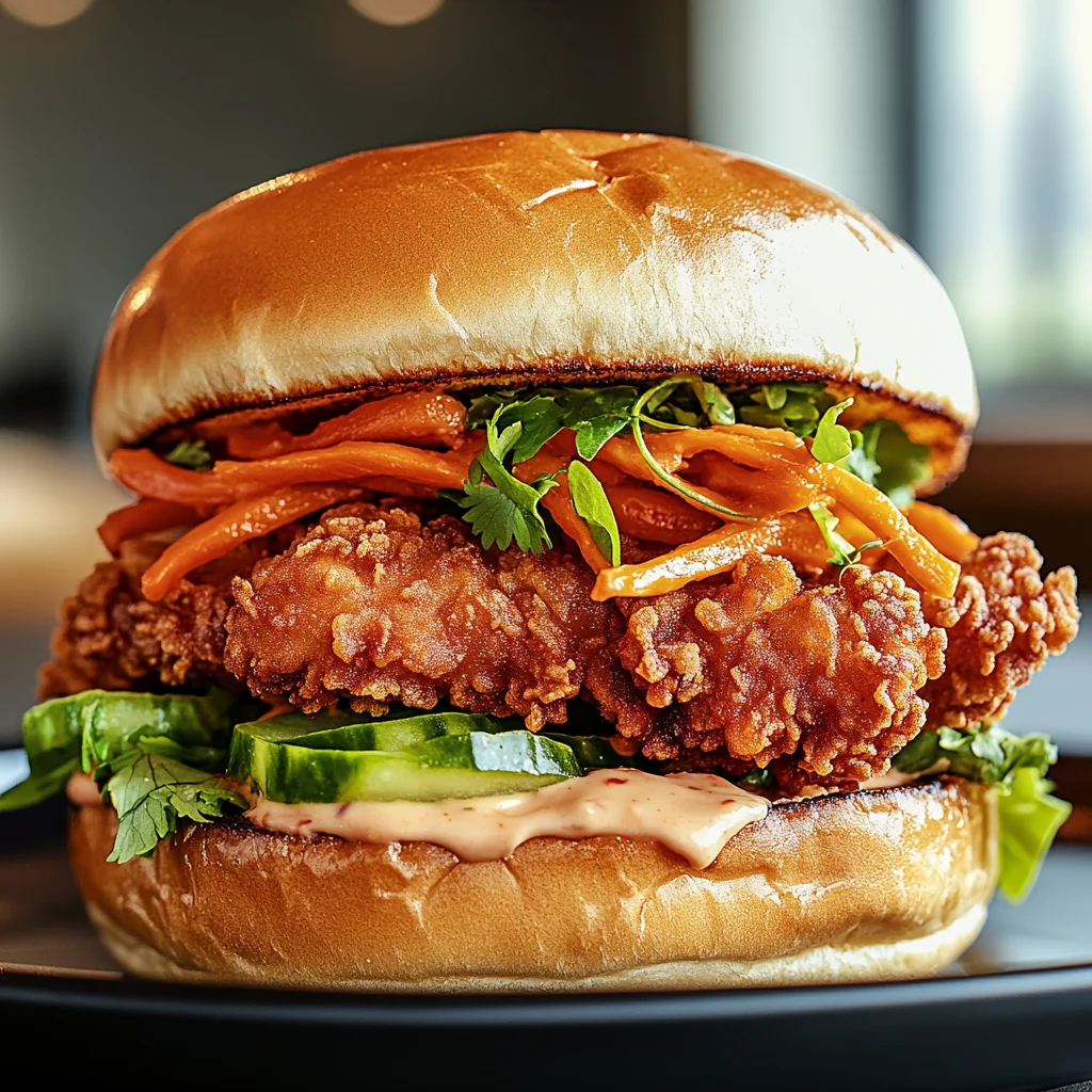 Thai Fried Chicken Sandwich