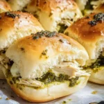 Pesto Chicken Pull Apart Sliders