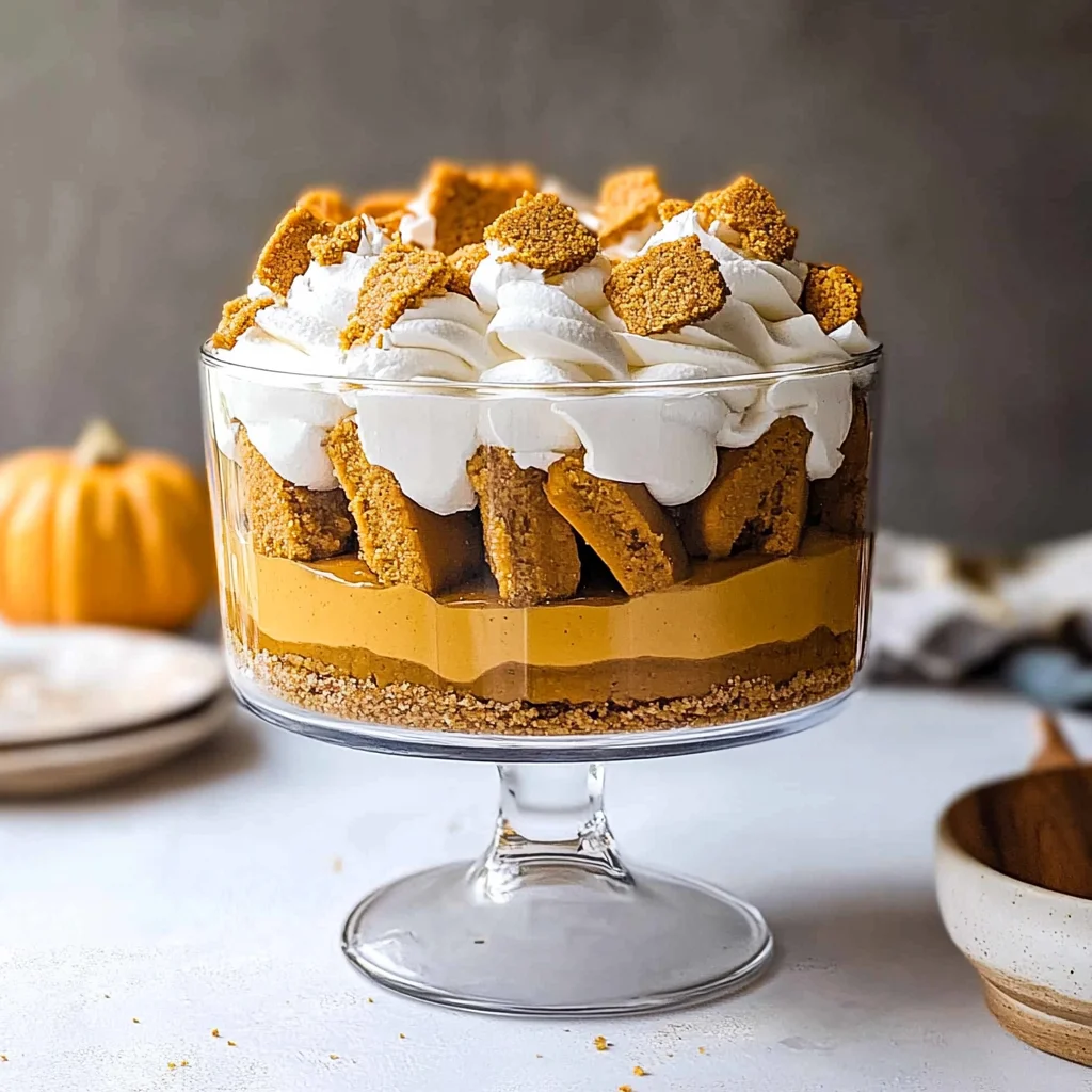 Dairy Free Pumpkin Trifle (Gluten Free)