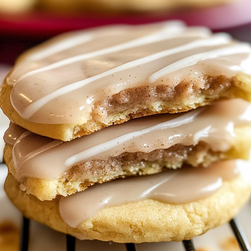 Frosted Brown Sugar Cinnamon Pop Tart Cookies